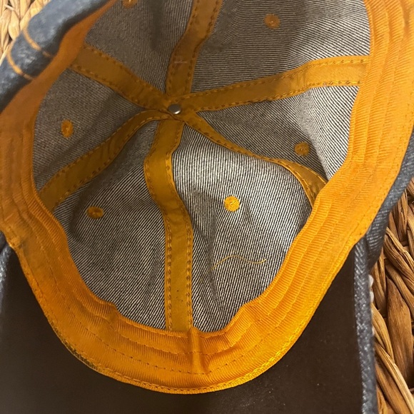 Stylish  Rhinestone studded blue jean Milano hat - Picture 7 of 10